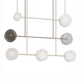 Set of Pendant Lights CORAL LINEAR from Soktas